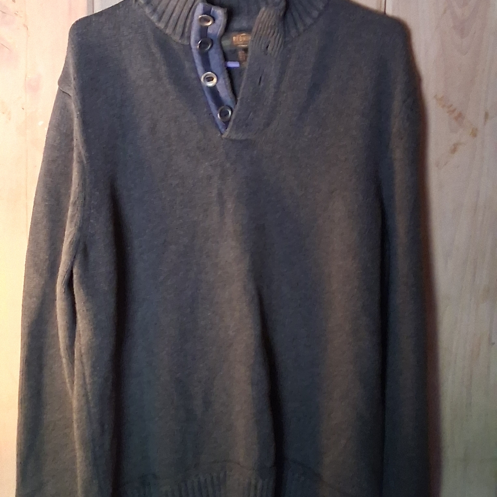 REDMOND CLOTHING OUTFITTERS Mens Cotton Sweater Size XL Dark Gray